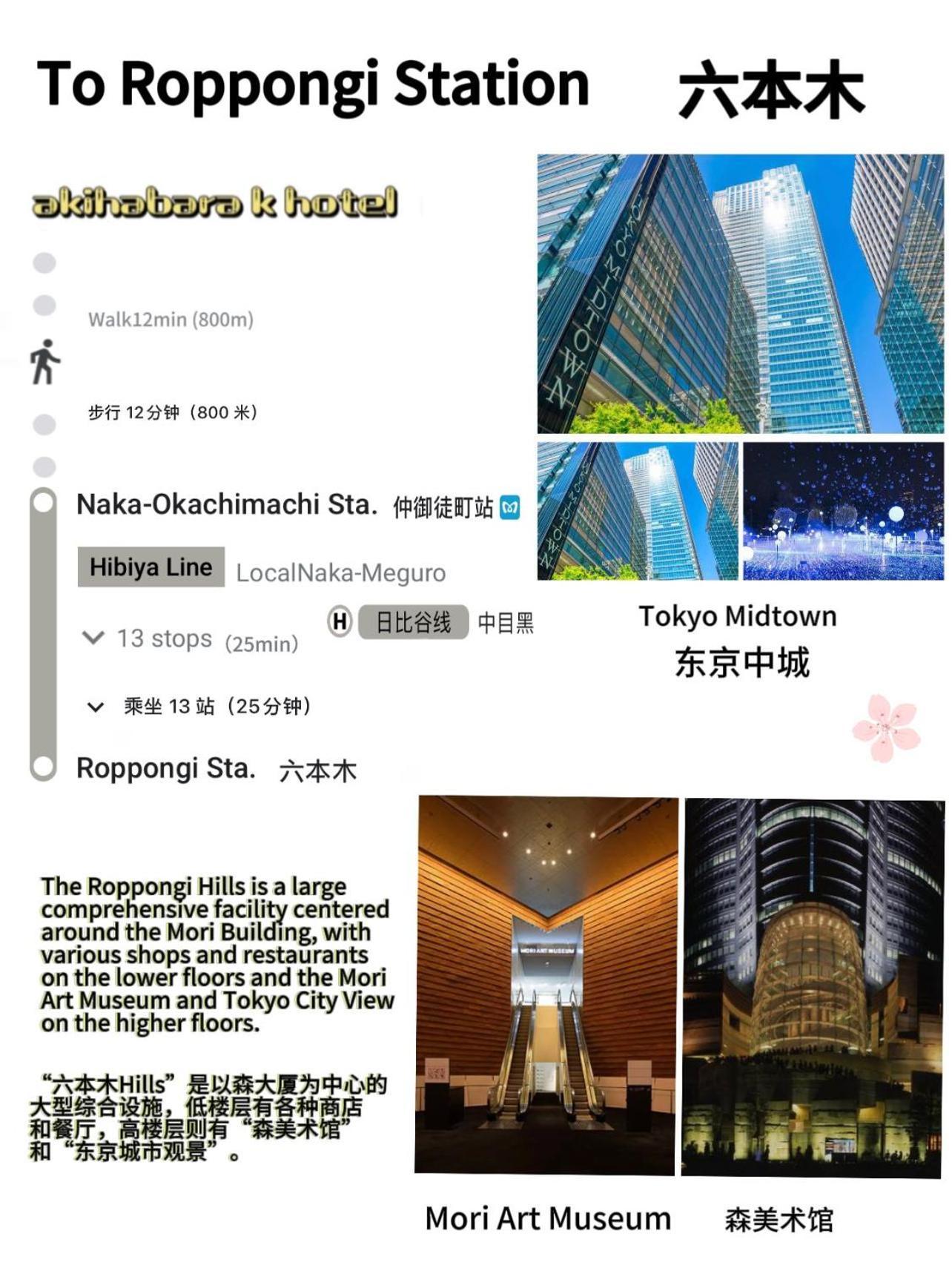 Akihabara K Lejlighed Tokyo Eksteriør billede